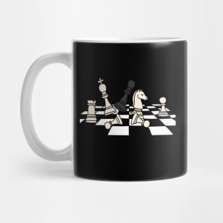 Chessboard Player Chess Pieces Mug